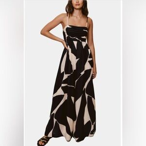 Elegant Black and White Jumpsuit